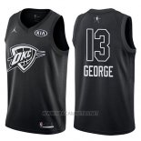 Camiseta All Star 2018 Oklahoma City Thunder Paul George NO 13 Negro