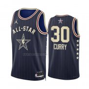 Camiseta All Star 2024 Golden State Warriors Stephen Curry NO 30 Azul