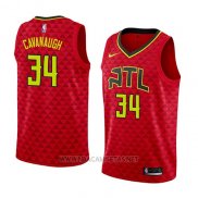 Camiseta Atlanta Hawks Tyler Cavanaugh NO 34 Statement 2018 Rojo