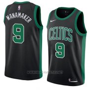 Camiseta Boston Celtics Brad Wanamaker NO 9 Statement 2017-18 Negro