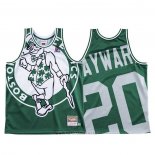 Camiseta Boston Celtics Gordon Hayward NO 20 Mitchell & Ness Big Face Verde