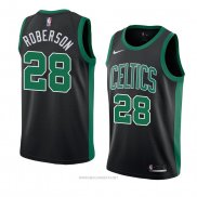 Camiseta Boston Celtics Jeff Roberson NO 28 Statement 2018 Negro