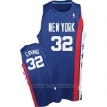 Camiseta Brooklyn Nets Julius Erving NO 32 Retro Azul