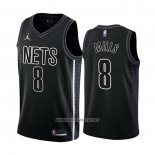 Camiseta Brooklyn Nets Patty Mills NO 8 Statement 2022-23 Negro