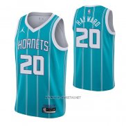 Camiseta Charlotte Hornets Gordon Hayward NO 20 Icon 2020-21 Verde