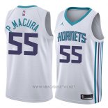 Camiseta Charlotte Hornets J. P.macura NO 55 Association 2018 Blanco