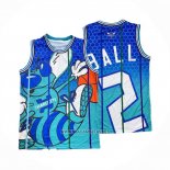 Camiseta Charlotte Hornets LaMelo Ball NO 2 Mitchell & Ness Big Face Verde