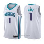 Camiseta Charlotte Hornets Malik Monk NO 1 Association 2017-18 Blanco