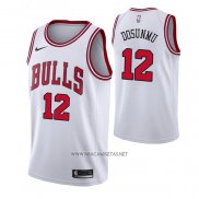 Camiseta Chicago Bulls Ayo Dosunmu NO 12 Association 2021 Blanco