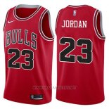Camiseta Chicago Bulls Michael Jordan NO 23 2017-18 Rojo