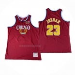 Camiseta Chicago Bulls Michael Jordan NO 23 Mitchell & Ness 1996 Rojo