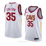 Camiseta Cleveland Cavaliers Bonzie Colson NO 35 Association 2018 Blanco