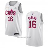 Camiseta Cleveland Cavaliers Cedi Osman NO 16 Association 2022-23 Blanco