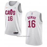 Camiseta Cleveland Cavaliers Cedi Osman NO 16 Association 2022-23 Blanco