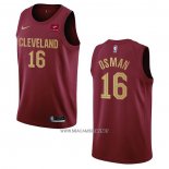 Camiseta Cleveland Cavaliers Cedi Osman NO 16 Icon 2022-23 Rojo