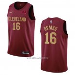 Camiseta Cleveland Cavaliers Cedi Osman NO 16 Icon 2022-23 Rojo