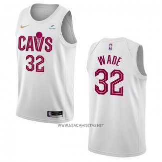 Camiseta Cleveland Cavaliers Dean Wade NO 32 Association 2022-23 Blanco