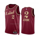 Camiseta Cleveland Cavaliers Ty Jerome NO 2 Ciudad 2023-24 Rojo