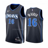 Camiseta Dallas Mavericks Jordan Walker NO 16 Ciudad 2023-24 Azul