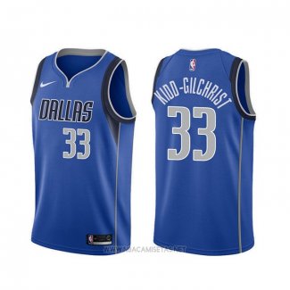 Camiseta Dallas Mavericks Michael Kidd-Gilchrist NO 33 Icon Azul