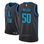 Camiseta Dallas Mavericks Salah Mejri NO 50 Ciudad 2018-19 Azul