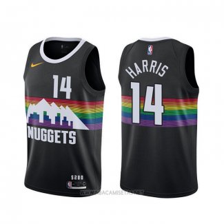 Camiseta Denver Nuggets Gary Harris NO 14 Ciudad 2019-20 Negro