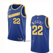 Camiseta Golden State Warriors Andrew Wiggins NO 22 Classic 2022-23 Azul