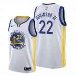 Camiseta Golden State Warriors Glenn Robinson III NO 22 Association Blanco