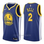 Camiseta Golden State Warriors Jordan Bell NO 2 Icon 2017-18 Azul