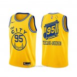 Camiseta Golden State Warriors Juan Toscano-Anderson NO 95 Classic Oro