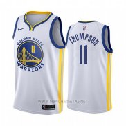 Camiseta Golden State Warriors Klay Thompson NO 11 Association 2018 Blanco