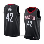 Camiseta Houston Rockets Nene NO 42 Statement 2018 Negro