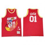 Camiseta Houston Rockets x Cactus Jack NO 01 Rojo