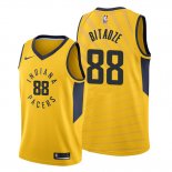 Camiseta Indiana Pacers Goga Bitadze NO 88 Statement Oro