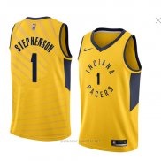 Camiseta Indiana Pacers Lance Stephenson NO 1 Statement 2018 Amarillo