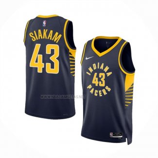 Camiseta Indiana Pacers Pascal Siakam NO 43 Icon Azul