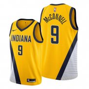 Camiseta Indiana Pacers T.j. Mcconnell NO 9 Statement Edition Amarillo