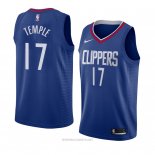 Camiseta Los Angeles Clippers Garrett Temple NO 17 Icon 2018 Azul