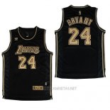 Camiseta Los Angeles Lakers Kobe Bryant NO 24 Negro2