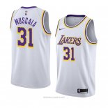 Camiseta Los Angeles Lakers Mike Muscala NO 31 Association 2018-19 Blanco
