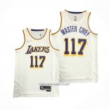 Camiseta Los Angeles Lakers x X-BOX Master Chief NO 117 Blanco