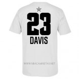 Camiseta Manga Corta Anthony Davis All Star 2019 New Orleans Pelicans Blanco