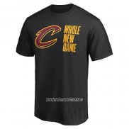 Camiseta Manga Corta Cleveland Cavaliers Whole New Game Negro