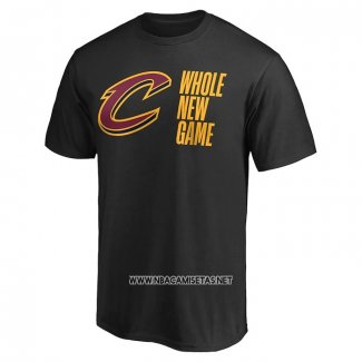 Camiseta Manga Corta Cleveland Cavaliers Whole New Game Negro