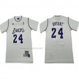 Camiseta Manga Corta Los Angeles Lakers Kobe Bryant NO 24 Blanco