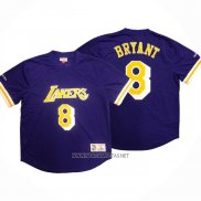 Camiseta Manga Corta Los Angeles Lakers Kobe Bryant NO 8 Violeta