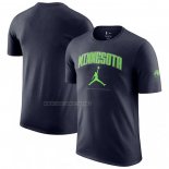 Camiseta Manga Corta Minnesota Timberwolves Essential Ciudad Negro