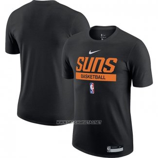 Camiseta Manga Corta Phoenix Suns Practice Performance 2022-23 Negro