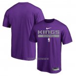 Camiseta Manga Corta Sacramento Kings Practice Performance 2022-23 Violeta
