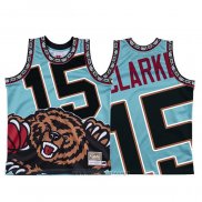 Camiseta Memphis Grizzlies Brandon Clarke NO 15 Mitchell & Ness Big Face Verde